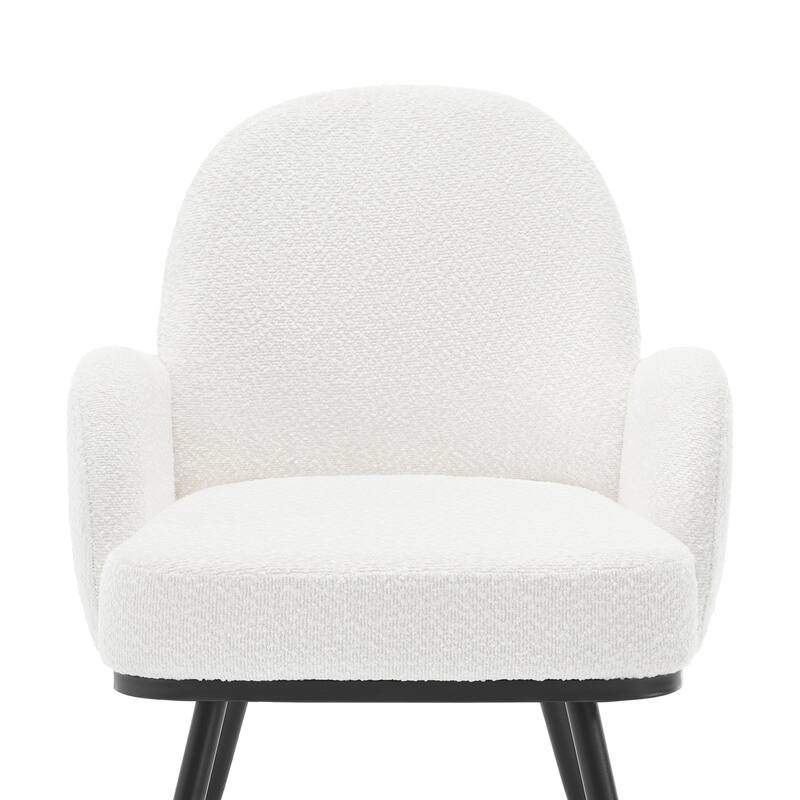 Fabric Upholstered Dining Chairs Set of 2/4 with Arms - 34.8"H x 23.2"W x 22.8"D