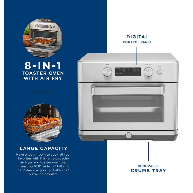 GE Digital Air Fry 8-in-1 Toaster Oven