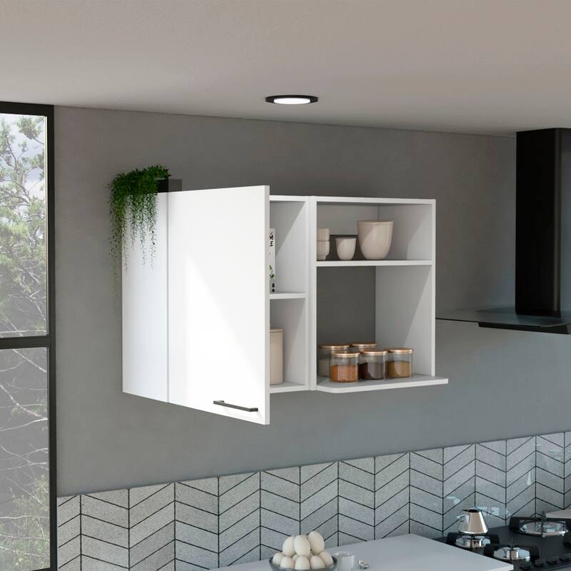 Kitchen Wall Cabinet, Two Shelves