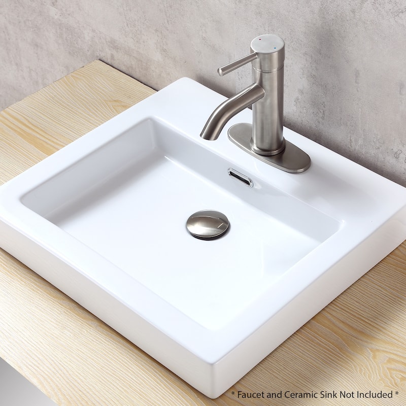 Luxier 6 in Bathroom Sink Faucet Hole Cover Deck Plate Escutcheon