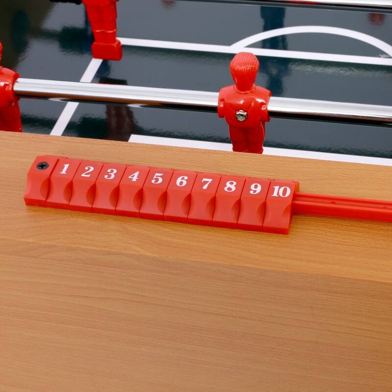 54"W Hurricane Foosball Table, Analog Scoring & Accessories
