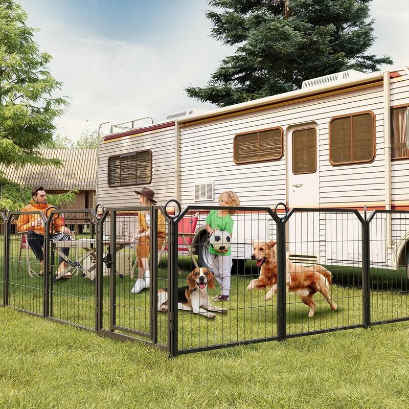 8-panel dog fence, 40-inch indoor dog fence