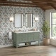 preview thumbnail 25 of 45, Breckenridge 60" Double Vanity, Smokey Celadon - 60D