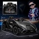 preview thumbnail 6 of 8, Kids Lamborghini Ride-On Car with Parental Remote, Music & Adjustable Speeds - Black