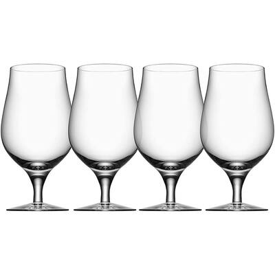 Orrefors Beer Taster Glass Set of 4 - 16 Oz