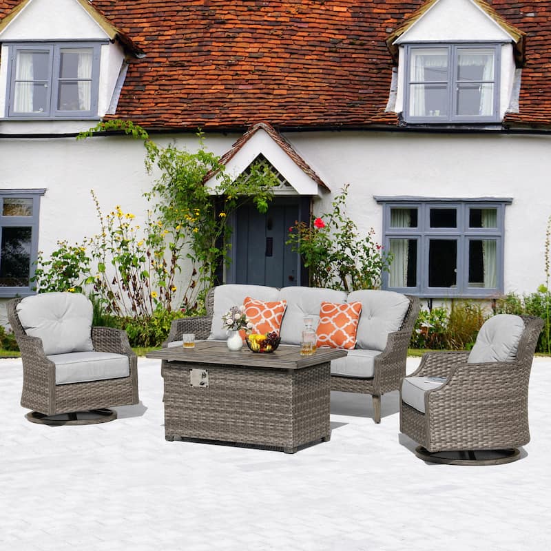 Patio Time 4-Piece Fire Pit Set
