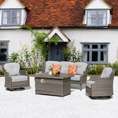 Patio Time 4-Piece Fire Pit Set