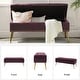 preview thumbnail 30 of 137, HULALA HOME Neptunus Modern 45.5" W Velvet Bedroom Storage Bench for End of Bed with Nailhead Trim