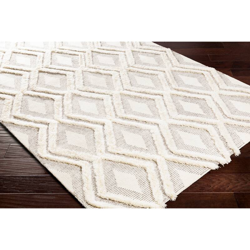 Livabliss Halifax Handmade Bohemian Wool Area Rug