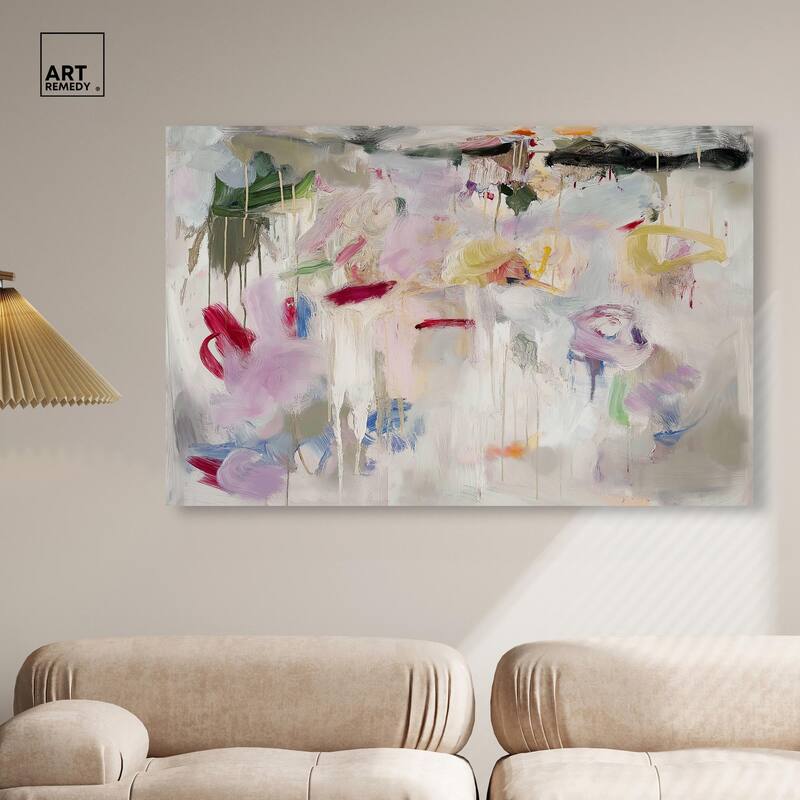 Lilac Haze Canvas by Art Remedy, Gallery Wrapped