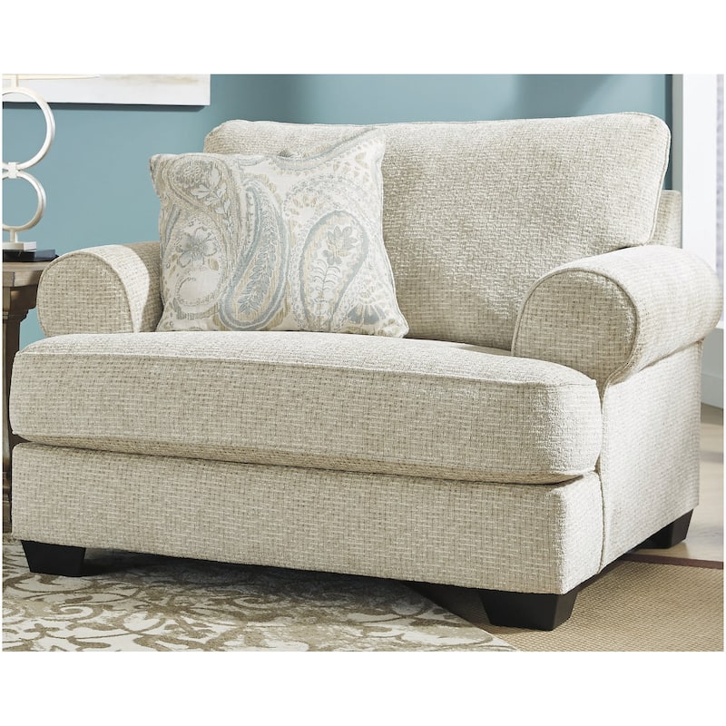 Signature Design by Ashley Monaghan Beige Oversized Chair - 53" W x 45" D x 39" H