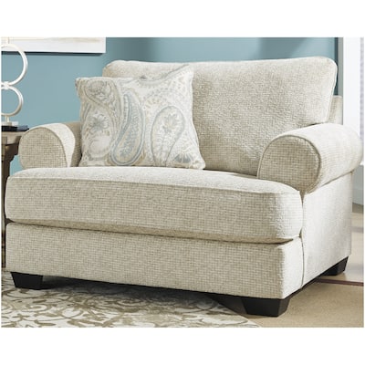 Signature Design by Ashley Monaghan Beige Oversized Chair - 53" W x 45" D x 39" H