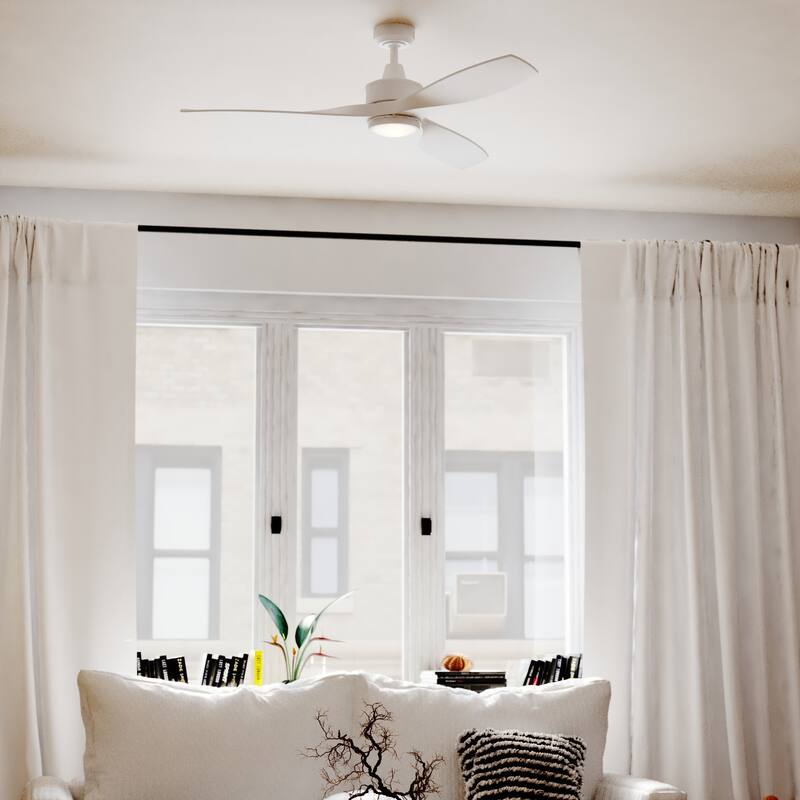 Bellevue VXCFA53440 Garrett 52" 3 Blade Indoor / Outdoor 3000K LED