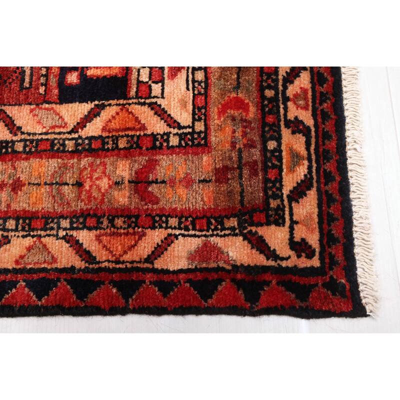 ECARPETGALLERY Hand-knotted Andelz Dark Navy Wool Rug - 3'8 x 6'2