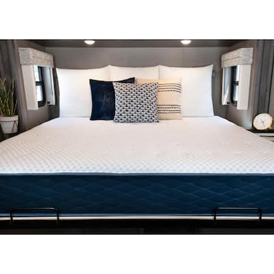 Dreamfoam Hybrid 10" Hybrid Mattress with Cool to Touch Fabric, RV King 70x80