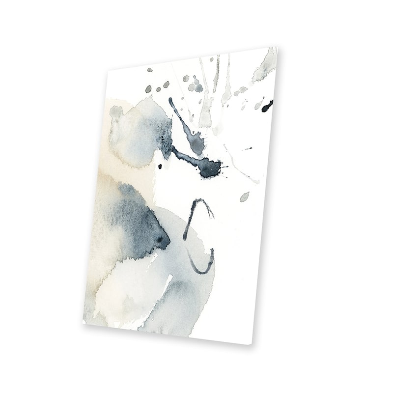 Abstract In Blue Grey And Tan IV Print On Acrylic Glass by Sophie Rodionov