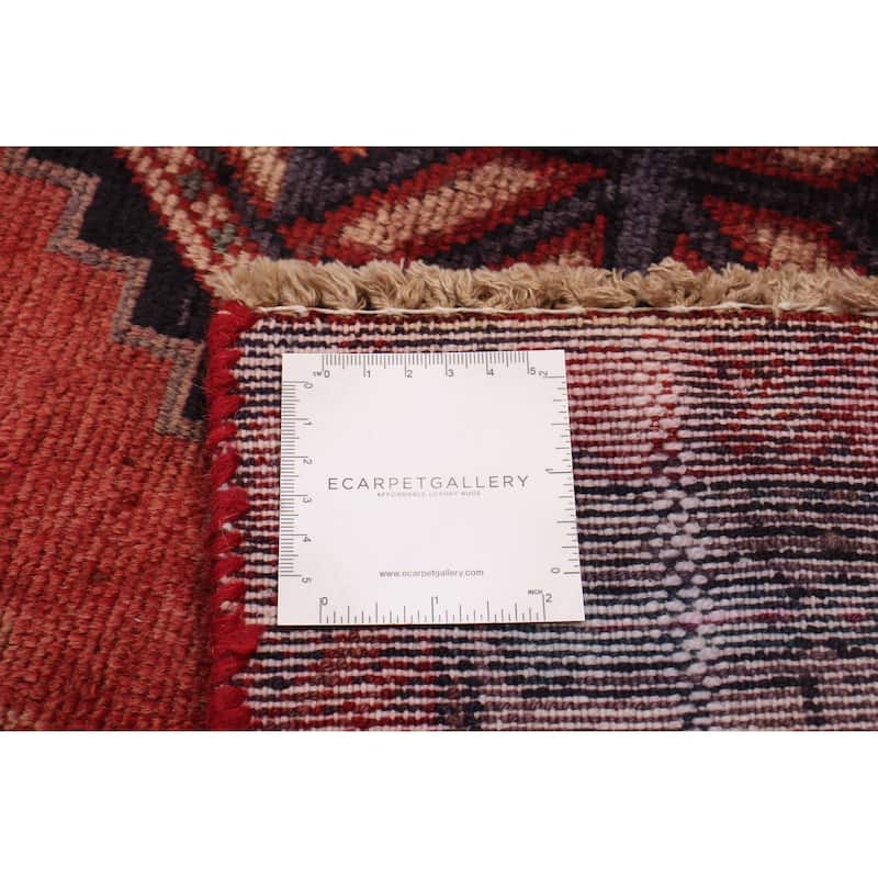 ECARPETGALLERY Hand-knotted Andelz Red Wool Rug - 3'3 x 10'8