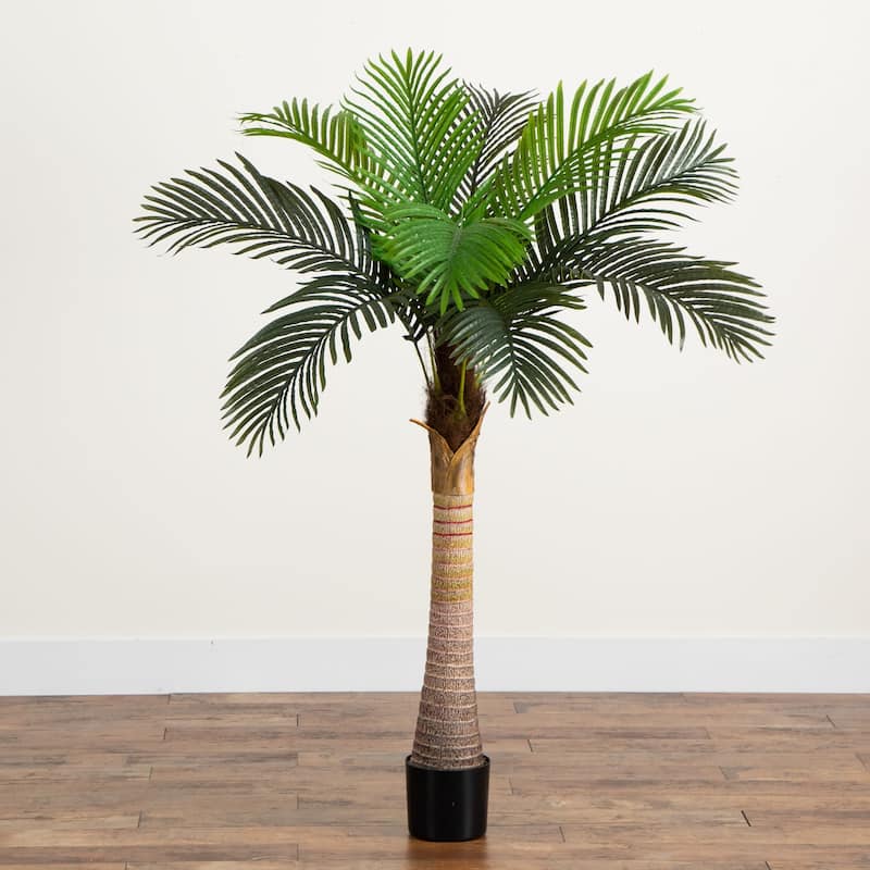 Coconut Palm Artificial Potted Tree - 5'