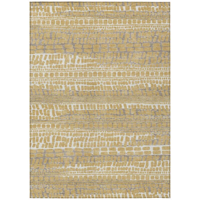 Machine Washable Indoor/ Outdoor Modern Winfield Chantille Rug
