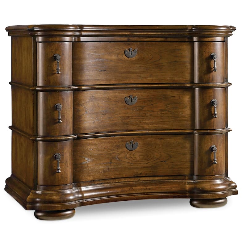 Hooker Furniture Archivist 38" Wide Bachelor Chest Style Dresser with - Pecky Pecan