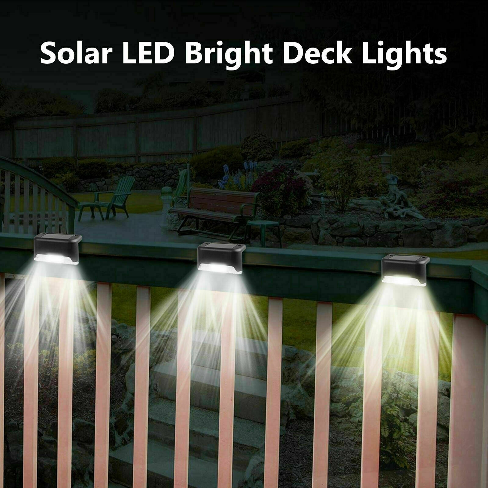 4Pack Solar Deck Waterproof Lights On Sale Bed Bath Beyond 35464134