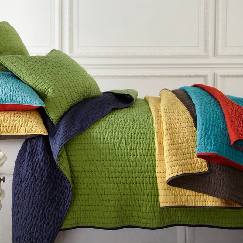 Twain Sham, Brick/Charcoal, Euro