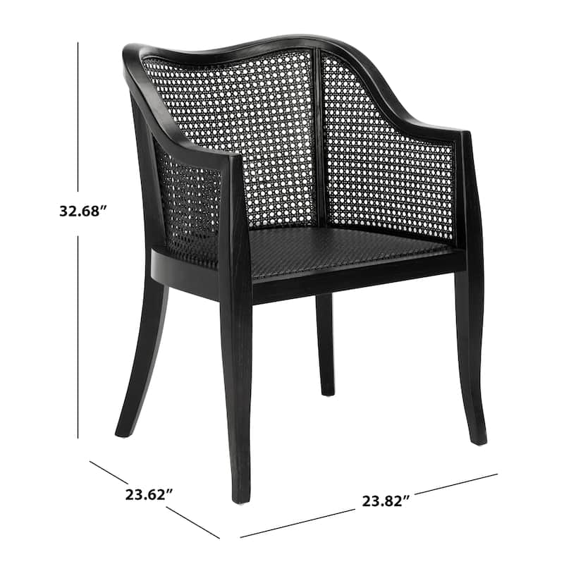 SAFAVIEH Olar Cane Dining Chair - 23.6" x 23.8" x 32.7" - 24Wx24Dx33H