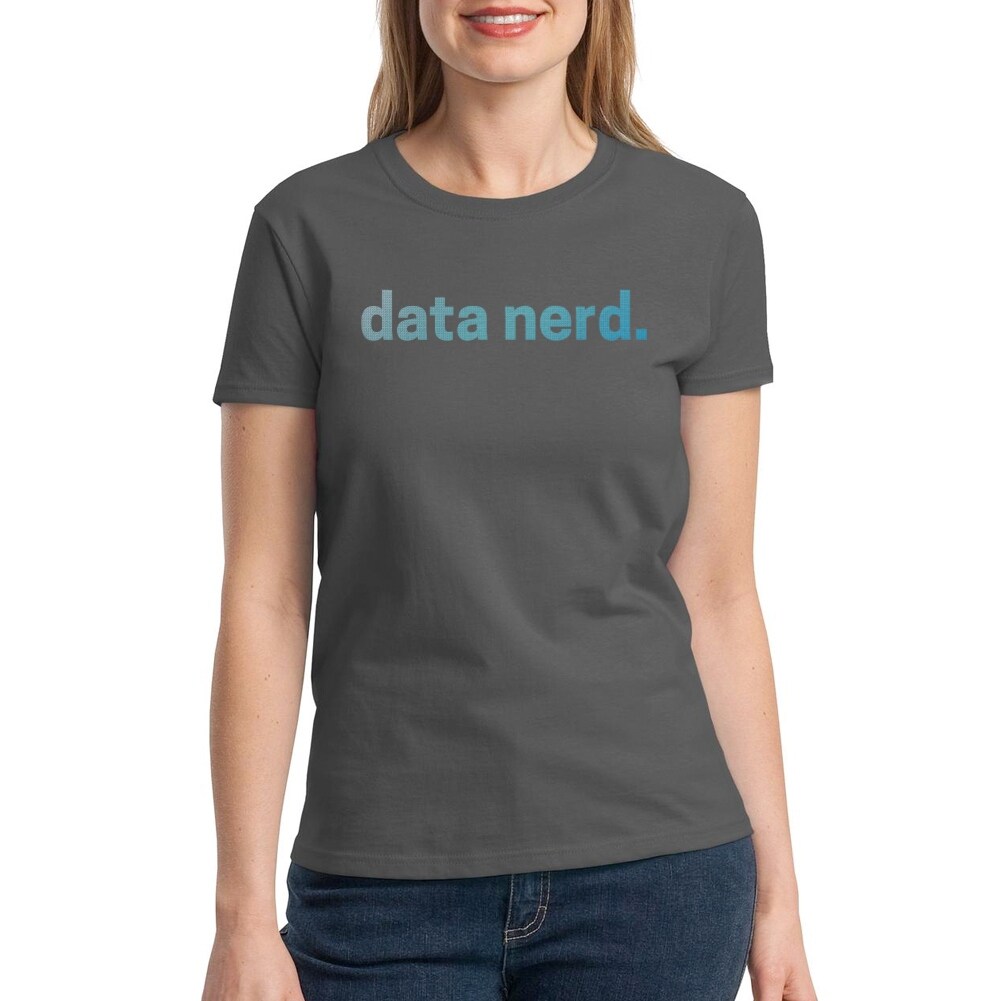 Shop Data Nerd Analyst Scientist Cool Women S Charcoal T Shirt