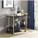Option Black with Gold Frame