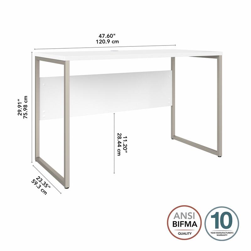 Hybrid 48W x 24D Computer Table Desk by Bush Business Furniture