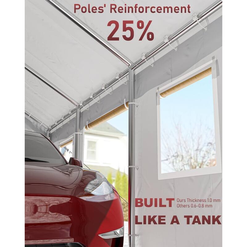 Carport 10'x20' 13'x20' Heavy Duty Portable Garage