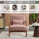 preview thumbnail 53 of 142, Aston Modern Solid wood Accent Chair for Living Room