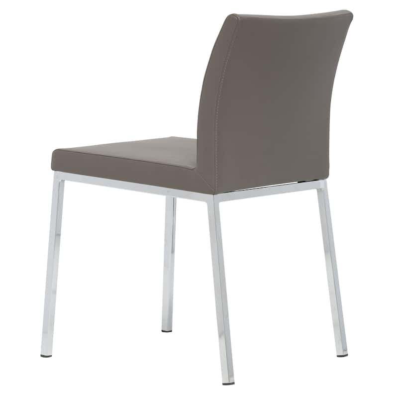 Kahlo Mid-Century Modern Leather Dining Chair