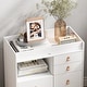 preview thumbnail 15 of 36, Storage Dresser Chest w/Changing Station for Infant Kids Bedroom White