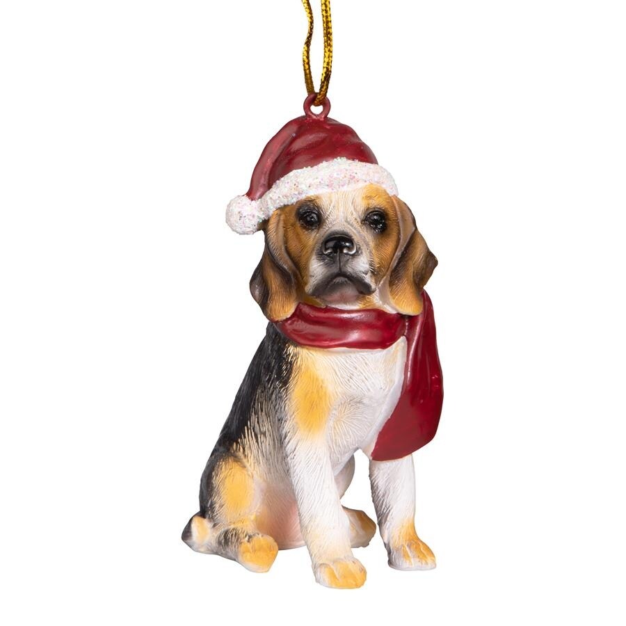 Beagle Dog Breed Wood Christmas Tree Holiday Ornament 