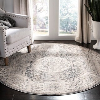 SAFAVIEH Vintage Boho Persian Ljubomila Oriental Polyester Rug with Fringe