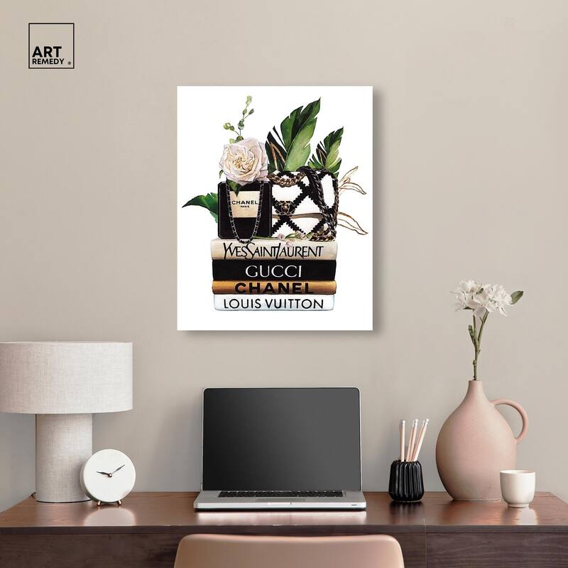 Luxury Stack Details Canvas by Art Remedy, Gallery Wrapped