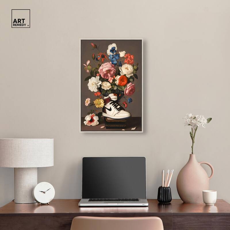 Sneaker Bouquet I Canvas by Art Remedy