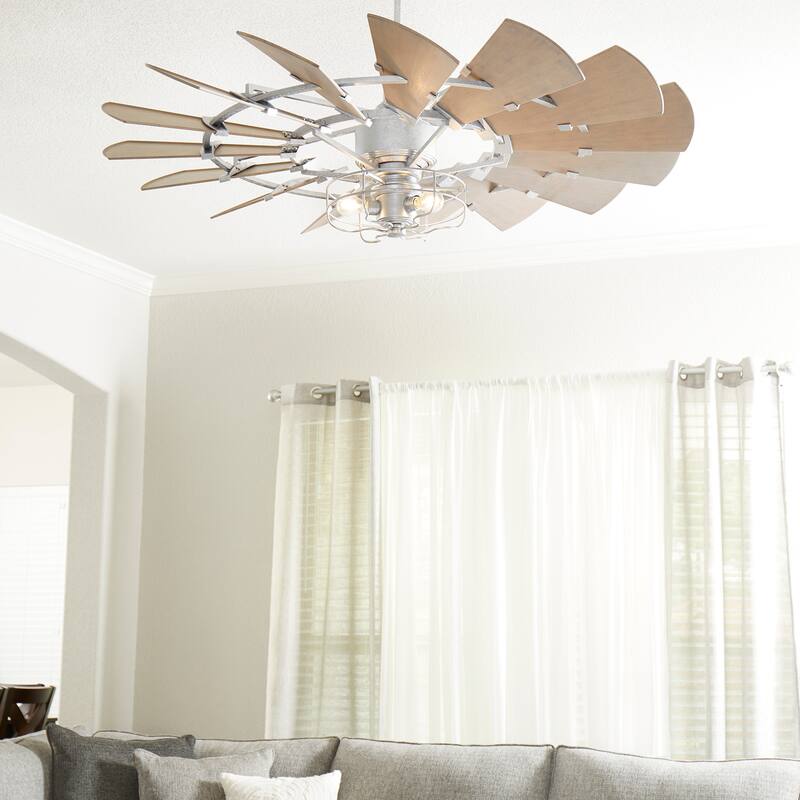 Quorum International 52" 10 Blade Ceiling Fan with Wall Control