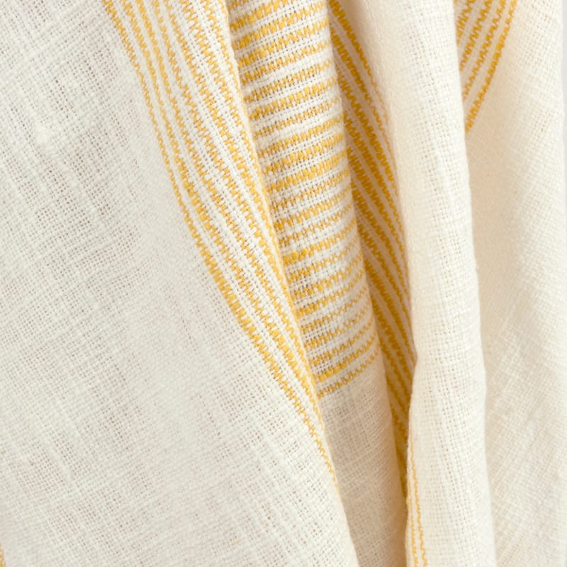 Rizzy Home Boho Stripe Woven Textured Cotton Throw