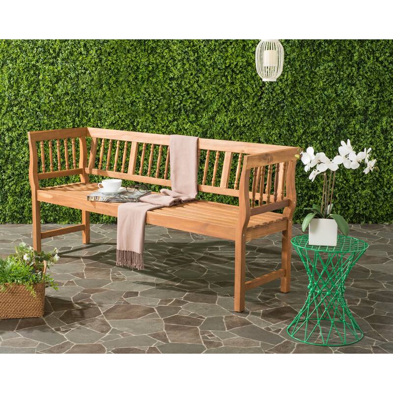 SAFAVIEH Anjali Outdoor Bench - 68Wx20Dx32H - Natural