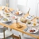 preview thumbnail 66 of 65, VEWEET 20-Piece White Porcelain Dinnerware Set (Service for 4)