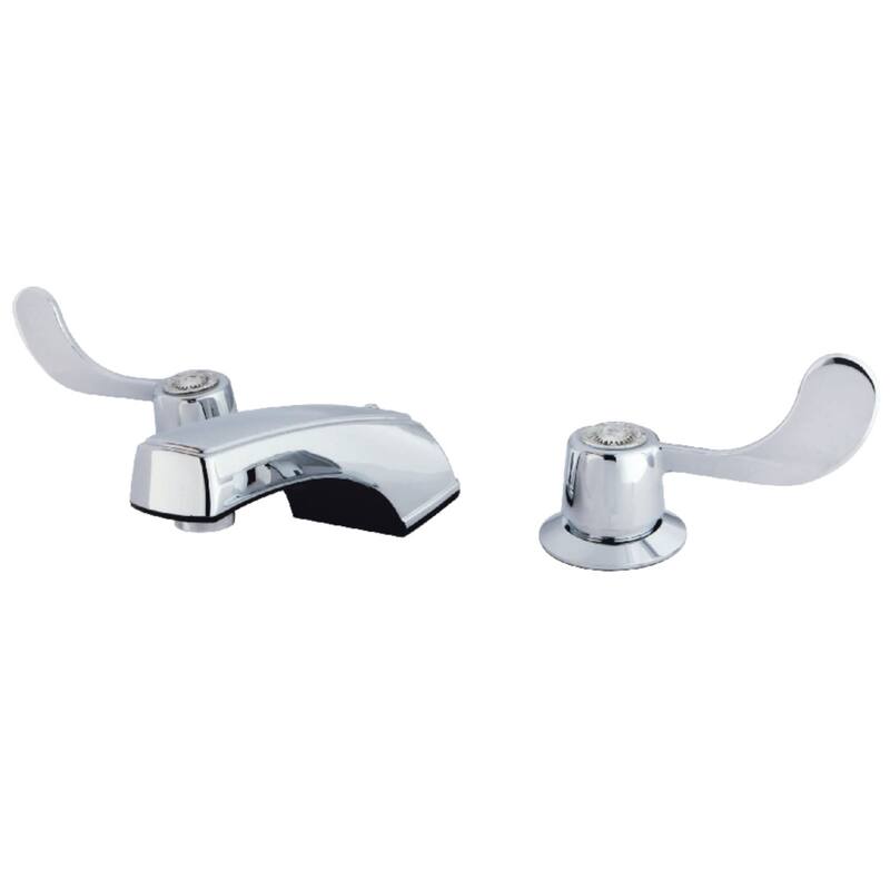 Kingston Brass Vista 1.2 GPM Widespread Bathroom Faucet with Pop-Up - Polished Chrome