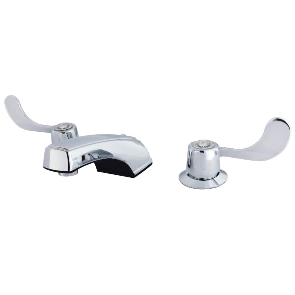 Kingston Brass Vista 1.2 GPM Widespread Bathroom Faucet with Pop-Up