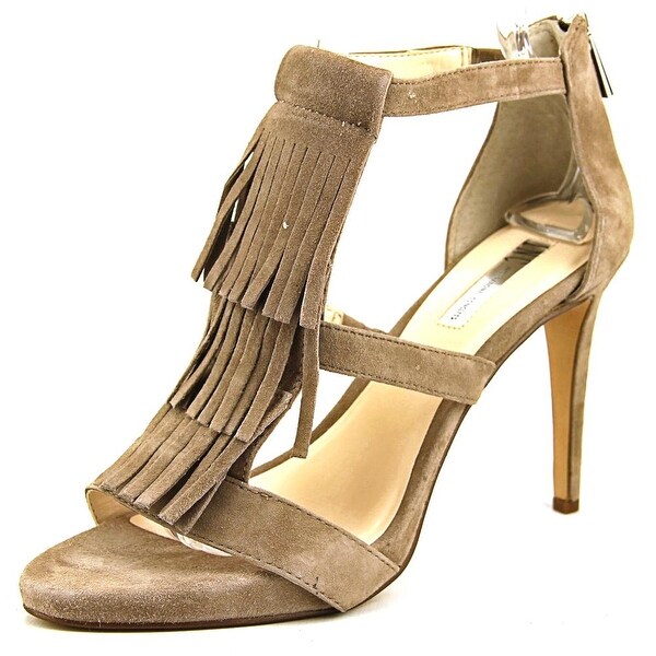 INC International Concepts Sayge Women Open Toe Suede Gray Sandals