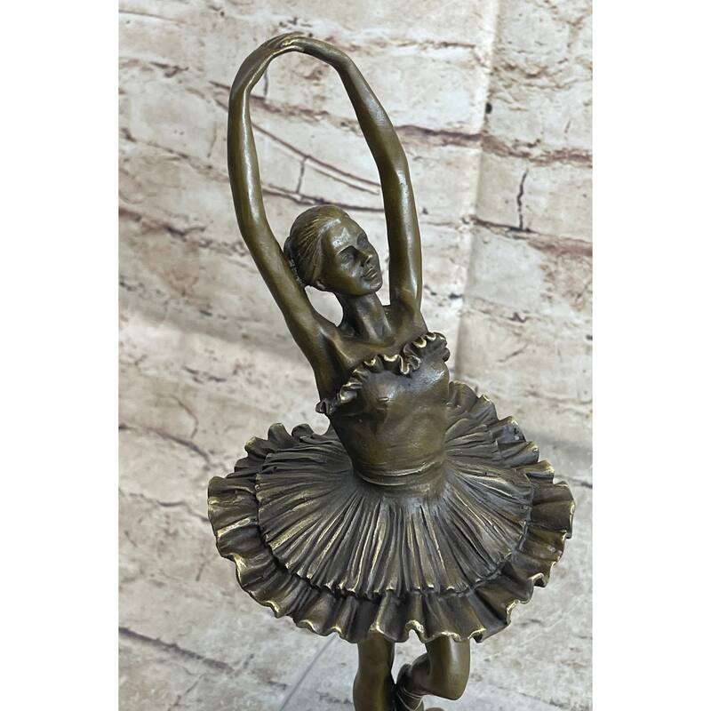 Art Deco Hot Cast Bronze Graceful Ballerina Ballet Statue Sculpture Milo Sale