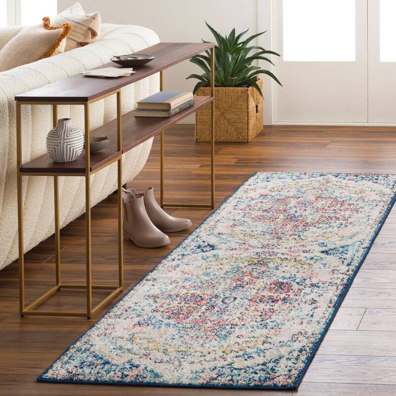 Livabliss Traditional Murat Medallion Area Rug - 2'7" x 10' - Multi