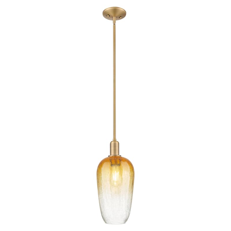 Innovations Lighting Downtown Urban - Brookhaven Flute - 1 Light 7" Stem Hung Mini Pendant