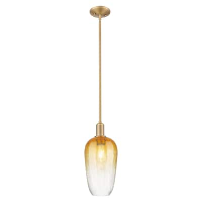 Innovations Lighting Downtown Urban - Brookhaven Flute - 1 Light 7" Stem Hung Mini Pendant