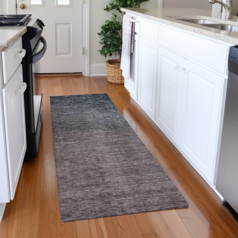 Machine Washable Indoor/ Outdoor Chantille Modern Ombre Rug - Gray - 2'3" x 7'6"